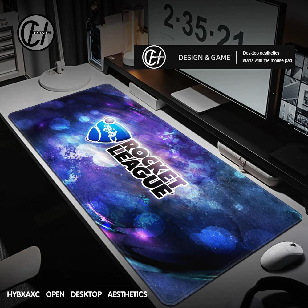 Esports Gaming League - ร็อคเก็ตลีกแผ่นรองเมาส์เกมเมอร์คอมพิวเตอร์ขนาดใหญ่ 900x400 XXL สำหรับแผ่นรองโต๊ะคีย์บอร์ดอีสปอร์ตอุปกรณ์เสริมสำหรับเล่นเกมแผ่นรองเมาส์ 30x60 ของขวัญ