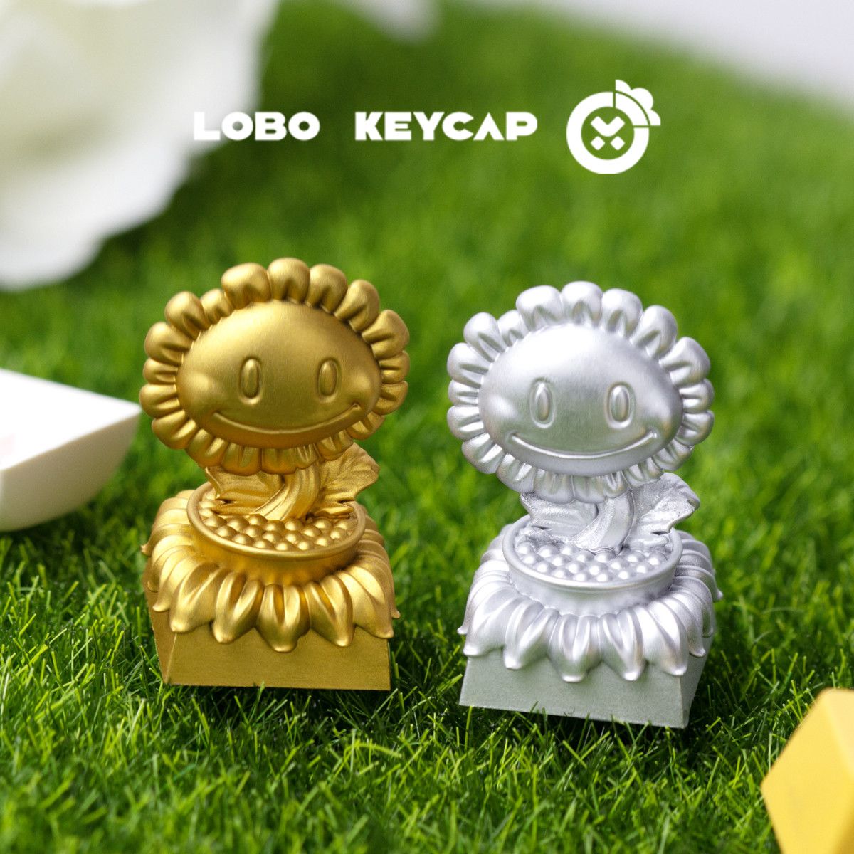 Esports Gaming Trophy - คีย์แคป Lobo Plants Vs. Zombies รูปดอกทานตะวัน