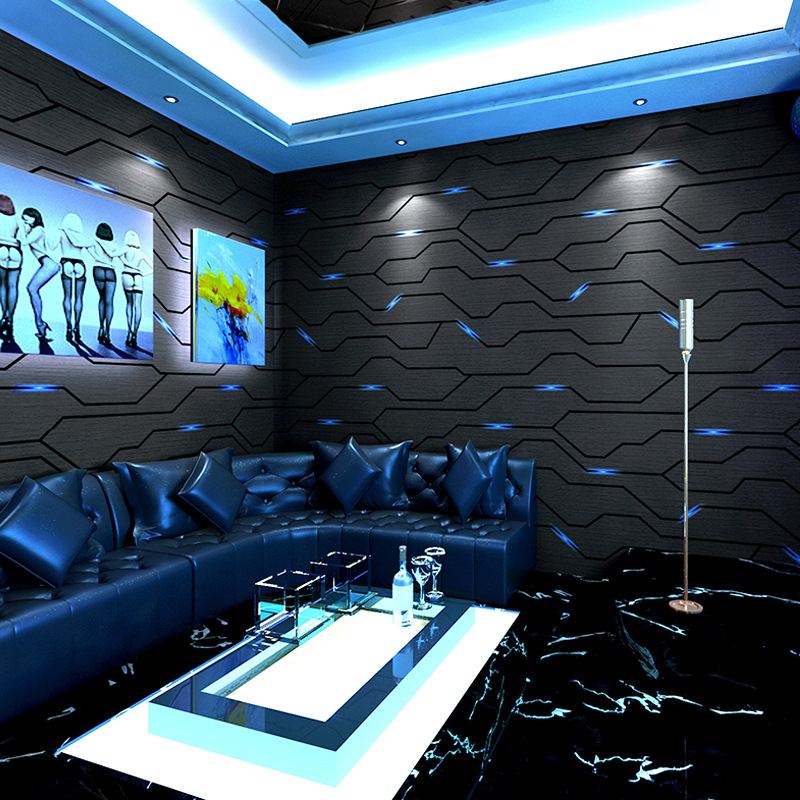 Esports Gaming Houses - วอลเปเปอร์ KTV ฝาผนัง3D แถบดนตรีสเตอริโอตกแต่ง kertas dinding