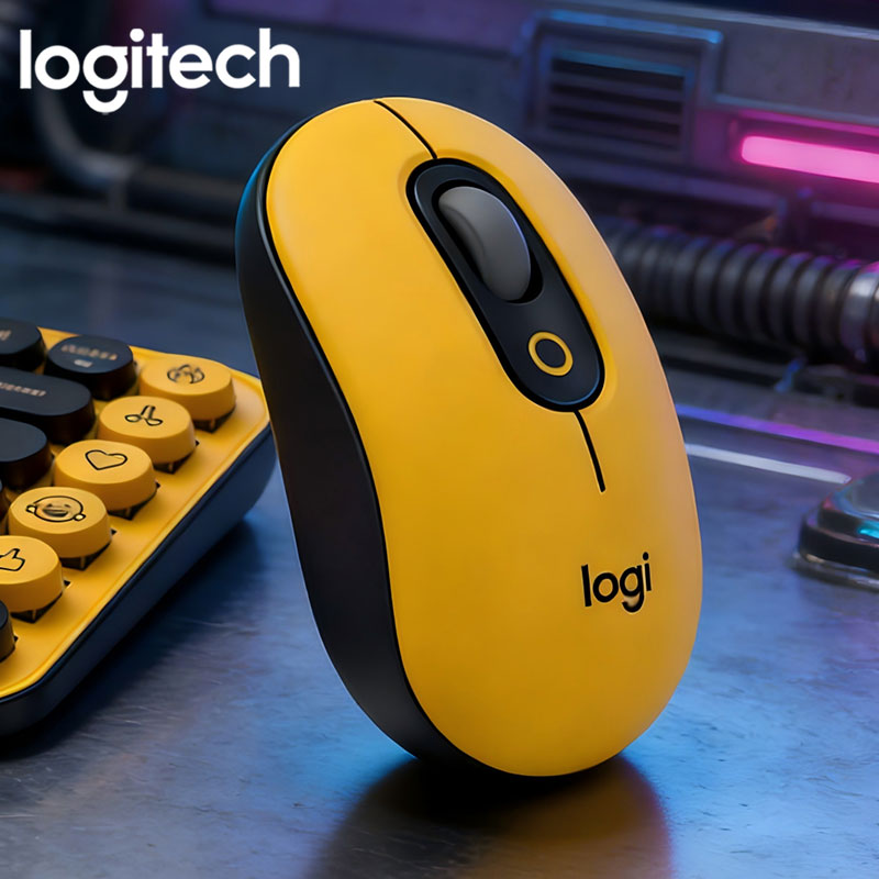 Esports Online Gaming - เมาส์สำนักงานสำหรับนักกีฬาอีสปอร์ต Logitech M350POP รุ่นสำหรับหอพัก ประสิทธิภาพระดับไฮเอนด์สำหรับอีสปอร์ต เหมาะสำหรับผู้เริ่มต้นเล่นเกมออนไลน์