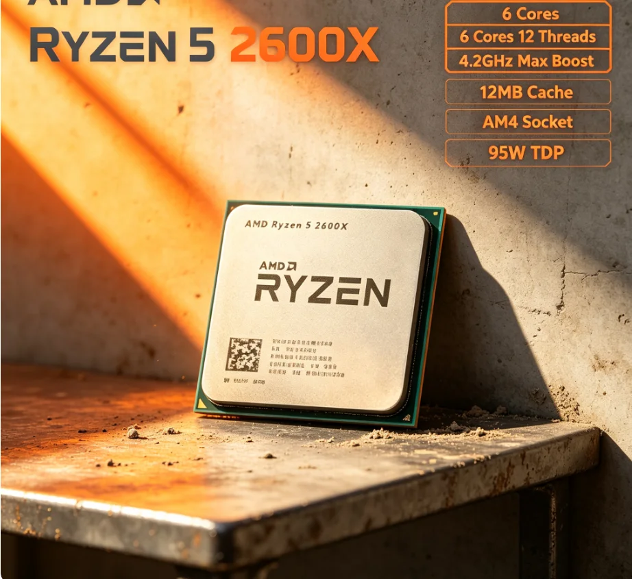 Esports In Gaming - AMD R5 2600X 12nm AM4 โปรเซสเซอร์เดสก์ท็อป