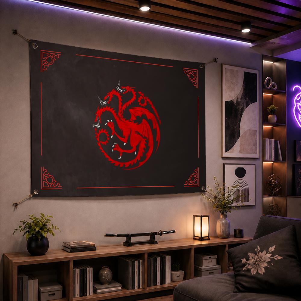 ธงของตระกูลทาร์แกเรียนที่มีชื่ - Esports Gaming Houses บทวิจารณ์และราคา