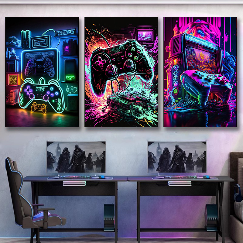 โปสเตอร์ตกแต่งผนังเกมมิ่งสไตล์ - Esports Gaming Houses บทวิจารณ์และราคา