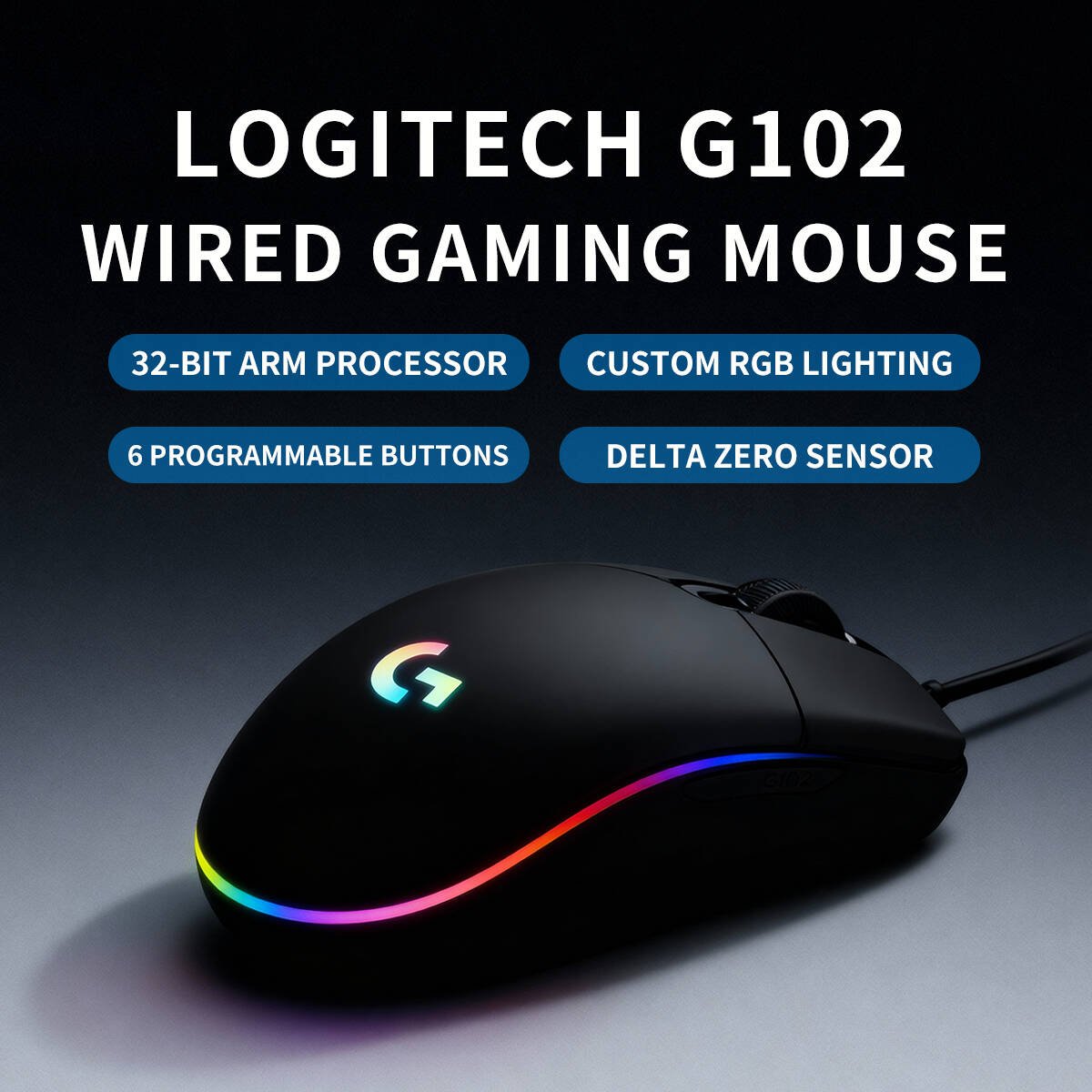 เมาส์เกมมิ่ง Logitech G102 Pro - Esports Online Gaming บทวิจารณ์และราคา