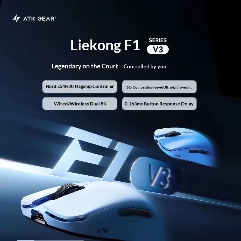 เมาส์ไร้สาย ATK F1 V2/V3 Tri M - Esports In Gaming บทวิจารณ์และราคา